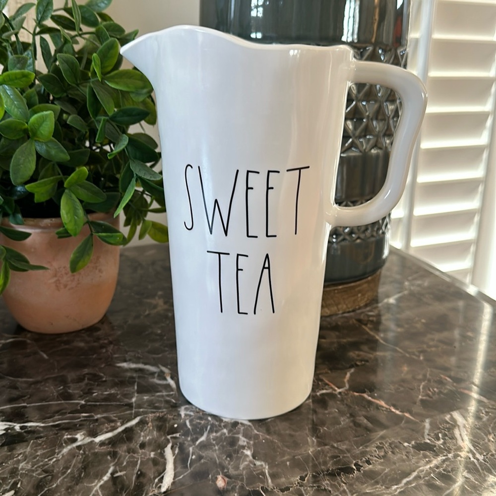 Rae Dunn melamine “SWEET TEA” pitcher